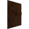 Ekena Millwork 19 5/8in. W x 19 5/8in. H Windmill EnduraWall Decorative 3D Wall Panel Covers 2.67 Sq. Ft. WP20X20WIAMB - alternate 2